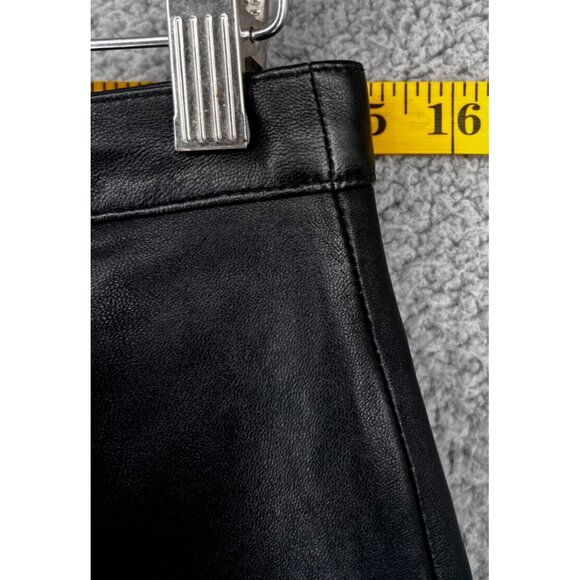 VTG Julie & Andrew Collection Italy Lamb Black Leather Pants Women's Size 12 - Picture 5 of 14